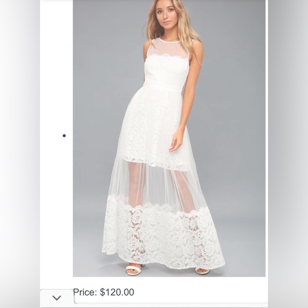 Lulus wedding dress